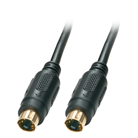 Cable Lindy S-Video mini Din MM 2m (Noir)