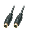 Cable Lindy S-Video mini Din MM 2m (Noir)