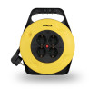 Rallonge électrique Enrouleur 4 prises NGS Grid Round 10m (Noir Jaune)