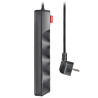 Multiprise Surtension NGS Surge Pole 800 - 8 prises + Interrupteur 1,50m (Noir)