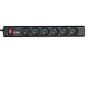 Multiprise Surtension Eaton Protection Strip 6 prises (Noir)