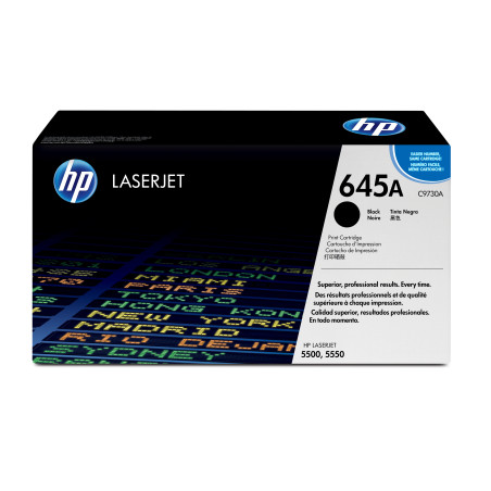 Toner Noir HP 645A (C9730A) - 13000 pages