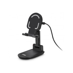 Chargeur secteur sans fil à induction Urban Factory Powee 15W (Noir)