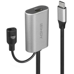 Rallonge USB 3.1 Type C amplifiée Lindy M F 5m