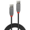 Cable Lindy USB 2.0 type A M M 3m (Gris)