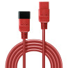 Rallonge câble d'alimentation Lindy IEC-320-C20 1m (Rouge)