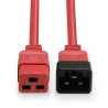 Rallonge câble d'alimentation Lindy IEC-320-C20 1m (Rouge)