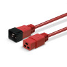 Rallonge câble d'alimentation Lindy IEC-320-C20 1m (Rouge)
