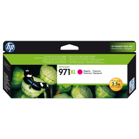 Cartouche d'encre HP 971 XL (Magenta)