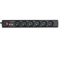 Multiprise Surtension Eaton Protection Strip 6 prises (Noir)