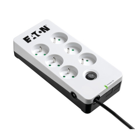 Multiprise Surtension Eaton Protection Box 6 prises (Noir)