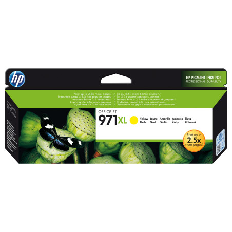 Cartouche d'encre HP 971 XL (Jaune)