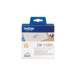 Rouleau de 400 étiquettes adhésives Brother DK-11201 - 29x90mm (Blanc)
