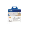 Rouleau de 400 étiquettes adhésives Brother DK-11201 - 29x90mm (Blanc)
