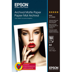 Lot de 50 feuilles Papier Mat Epson Archival 189g m² A4