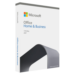 Suite Bureautique Microsoft Office Famille et Petite Entreprise 2021 - 1 Licence (PKC - Carte d'activation)
