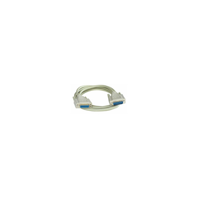 Cable Rallonge VGA Lindy M F 2m (Gris) Cable Rallonge VGA Lindy M F 2m (Gris)