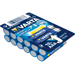 Lot de 12 piles Alcaline Varta Longlife Power type AAA (LR03) 1,5V
