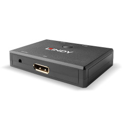Switch DisplayPort Lindy 1.2 - 2 ports (Noir)