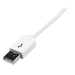 Câble adaptateur Apple Dock 30 broches StarTech vers USB 2.0 (Type A) 1m (Blanc)