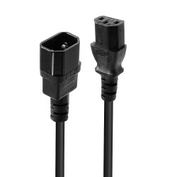 Rallonge d'Alimentation Lindy 1m (Noir)