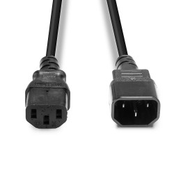 Rallonge d'Alimentation Lindy 1m (Noir)
