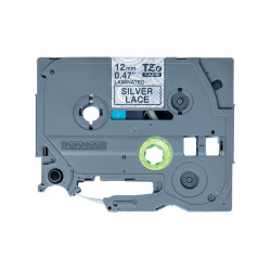 Ruban encreur Brother TZe-MPSL31 (Noir Argent)