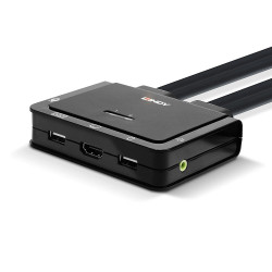 Switch KVM Lindy 1x HDMI + 2x USB + 2x Jack 3,5 (Noir)