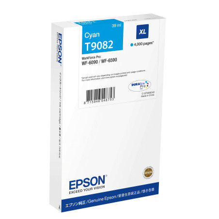 Cartouche d'encre Epson T9082 XL (Cyan)