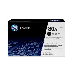 Toner Noir HP 80A Laserjet Pro M401 M425 - 2700 pages