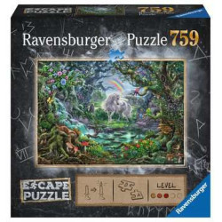 Jeu Ravensburger Escape Puzzle   La Licorne (759 pièces)