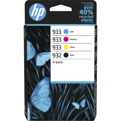 Pack 4 Cartouches d'encre HP 932 933 (Noir, Cyan, Magenta, Jaune)