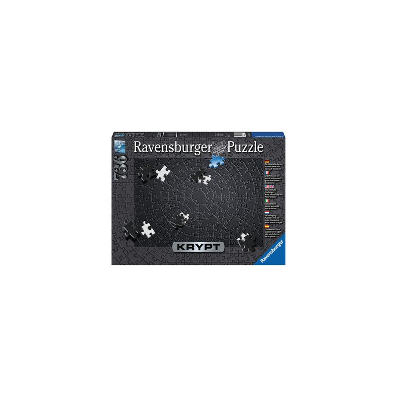 Puzzle Ravensburger - Krypt   Black (736 pièces)