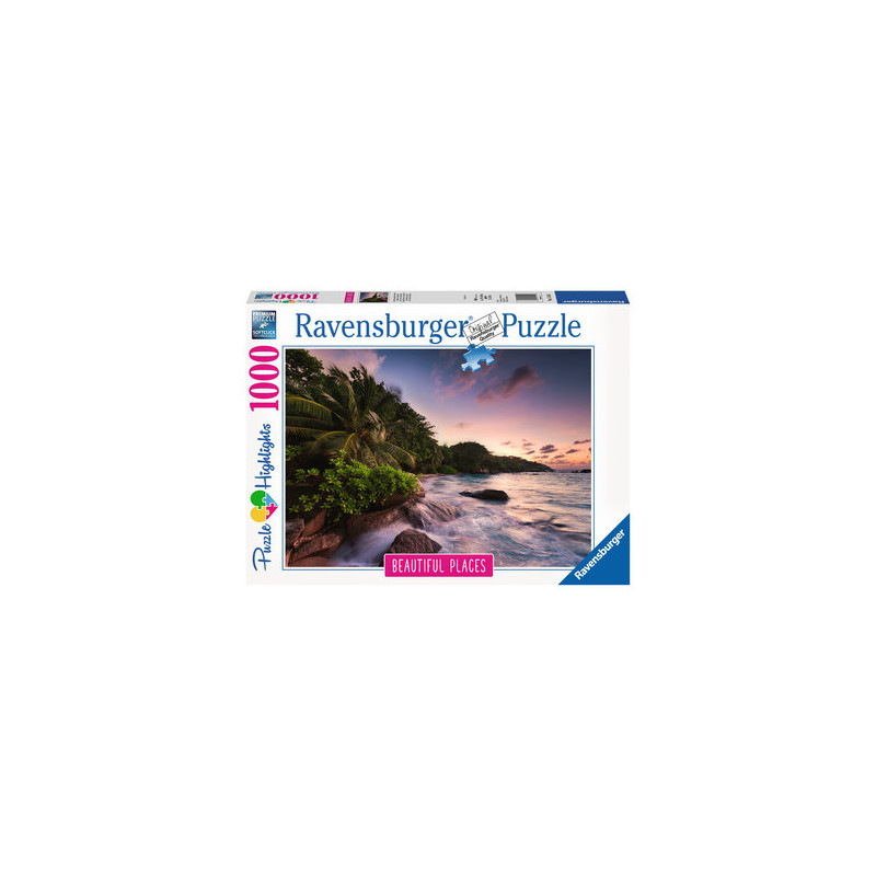 Puzzle Ravensburger - Ile de Praslin aux Seychelles (1000 pièces) Puzzle Ravensburger - Ile de Praslin aux Seychelles (1000 pièces)