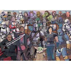Puzzle Ravensburger - Challenge   Baby Yoda   Star Wars Mandalorian (1000 pièces)
