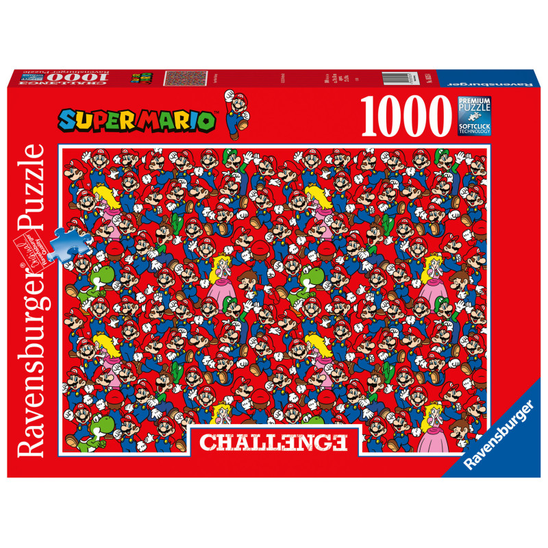 Puzzle Ravensburger - Challenge   Mario (1000 pièces)
