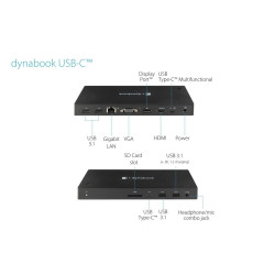 DYNABOOK STATION ACCUEIL USB-C