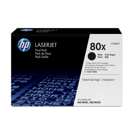 HP TONER 80X N 13.8K PK2