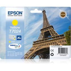 Cartouche d'encre Epson Tour Eiffel T7024 XL (Jaune)