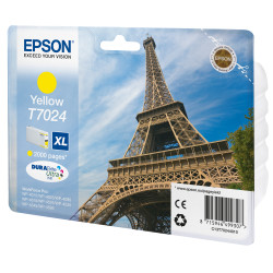 Cartouche d'encre Epson Tour Eiffel T7024 XL (Jaune)