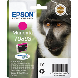 Cartouche d'encre Epson Singe T0893 (Magenta)