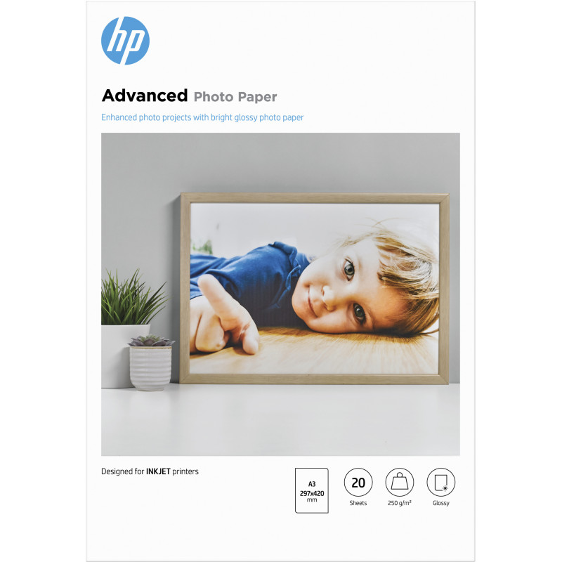 HP PAPIER ENCRE PH BRILLANT ADVANCED