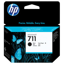 Cartouche d'encre HP pour traceur T520 T120 HP 711 (Noir)