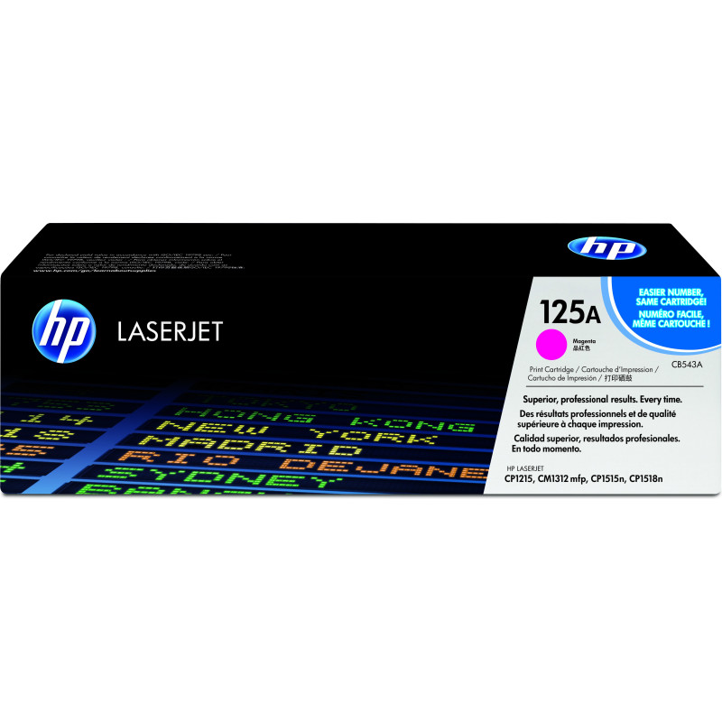 Toner Magenta HP LaserJet CP1215 1515 1518 (CB543A) - 1400 pages