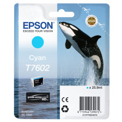 Cartouche d'encre Epson Orques T7602 (Cyan)
