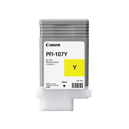 Cartouche d'encre Canon PFI107Y (Jaune)