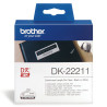 BROTHER RUBAN 29MM N BLANC