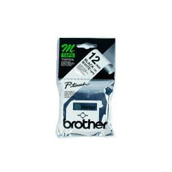 BROTHER RUBAN 12MM 8M N BLANC
