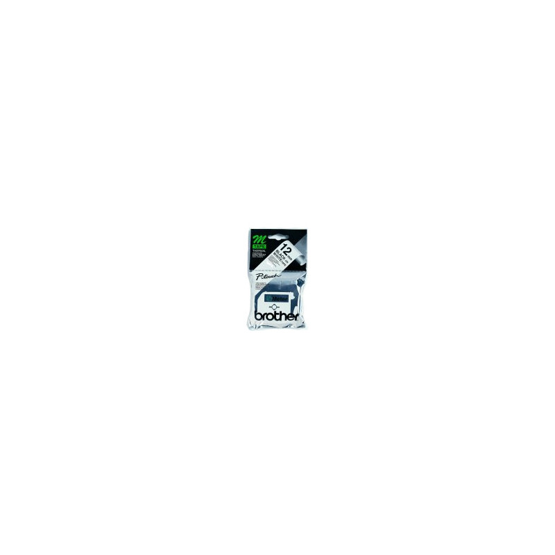 BROTHER RUBAN 12MM 8M N BLANC BROTHER RUBAN 12MM 8M N BLANC