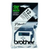 BROTHER RUBAN 12MM 8M N BLANC